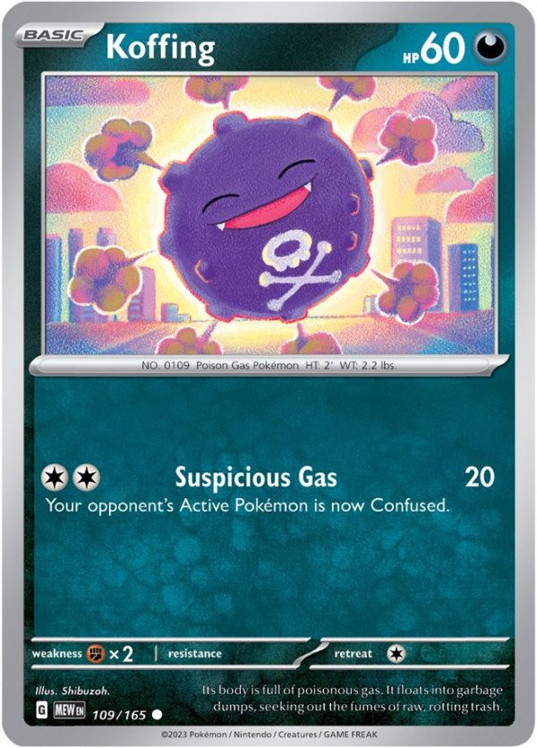 Koffing (109 165) [Scarlet & Violet 151] Supply