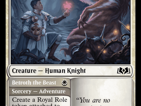 Besotted Knight    Betroth the Beast [Wilds of Eldraine] For Cheap