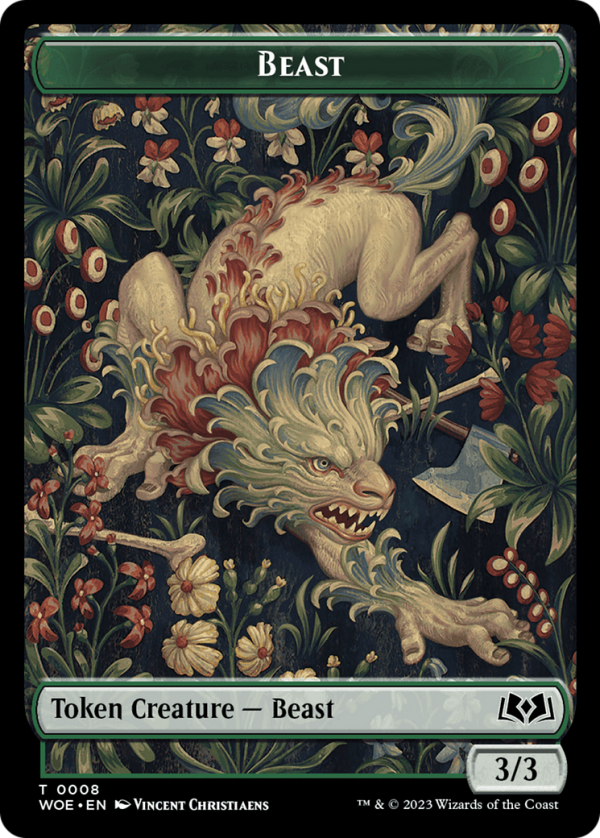 Beast    Food (0010) Double-Sided Token [Wilds of Eldraine Tokens] Online