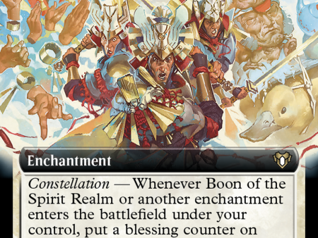 Boon of the Spirit Realm (Extended Art) [Commander Masters] Sale