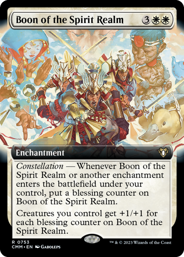 Boon of the Spirit Realm (Extended Art) [Commander Masters] Sale