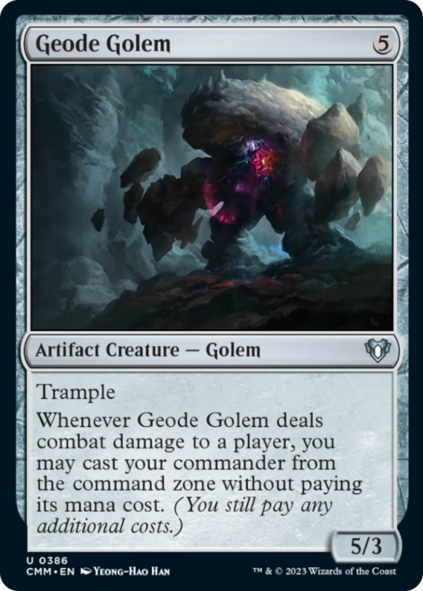 Geode Golem [Commander Masters] For Cheap