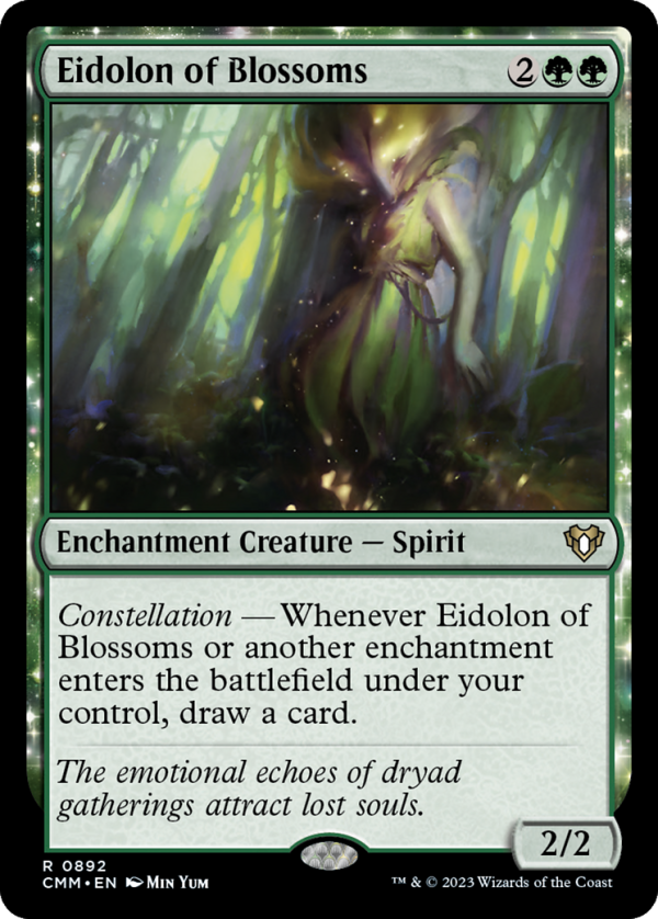 Eidolon of Blossoms [Commander Masters] Hot on Sale