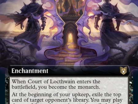 Court of Locthwain (Extended Art) [Wilds of Eldraine Commander] For Discount