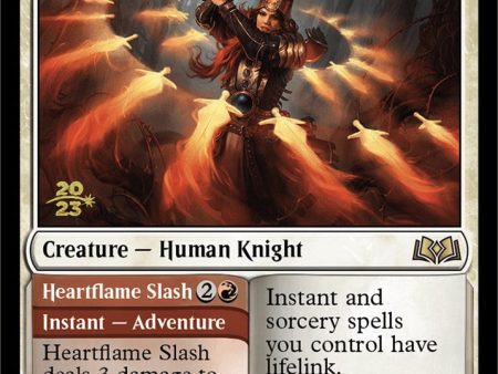 Heartflame Duelist    Heartflame Slash [Wilds of Eldraine Prerelease Promos] on Sale