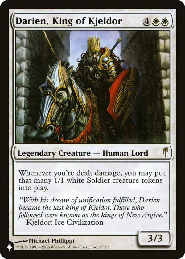 Darien, King of Kjeldor [The List] on Sale