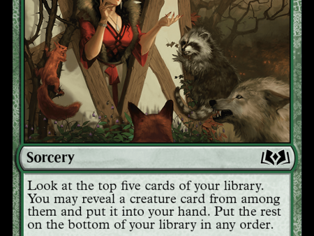 Commune with Nature [Wilds of Eldraine] Online Hot Sale