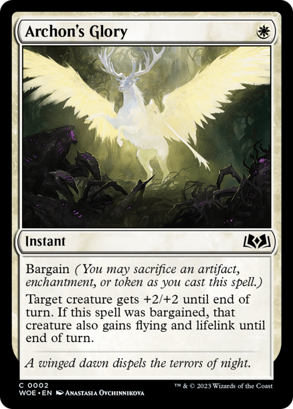 Archon s Glory [Wilds of Eldraine] Online now