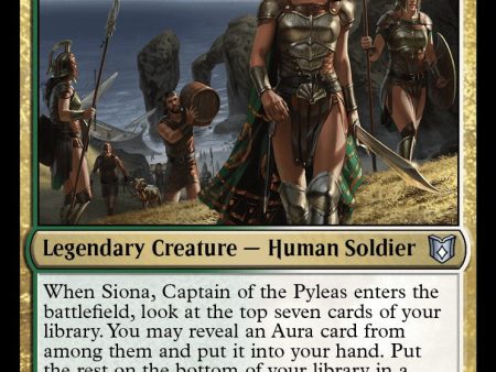 Siona, Captain of the Pyleas [Wilds of Eldraine Commander] Online Hot Sale