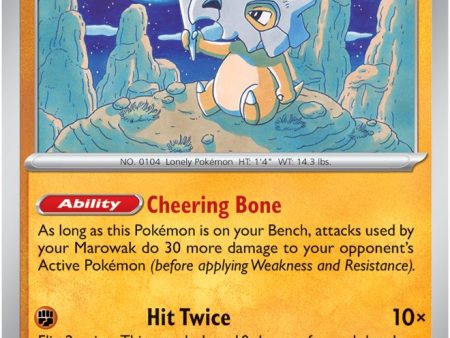 Cubone (104 165) [Scarlet & Violet 151] on Sale