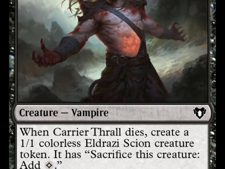 Carrier Thrall [Commander Masters] Sale