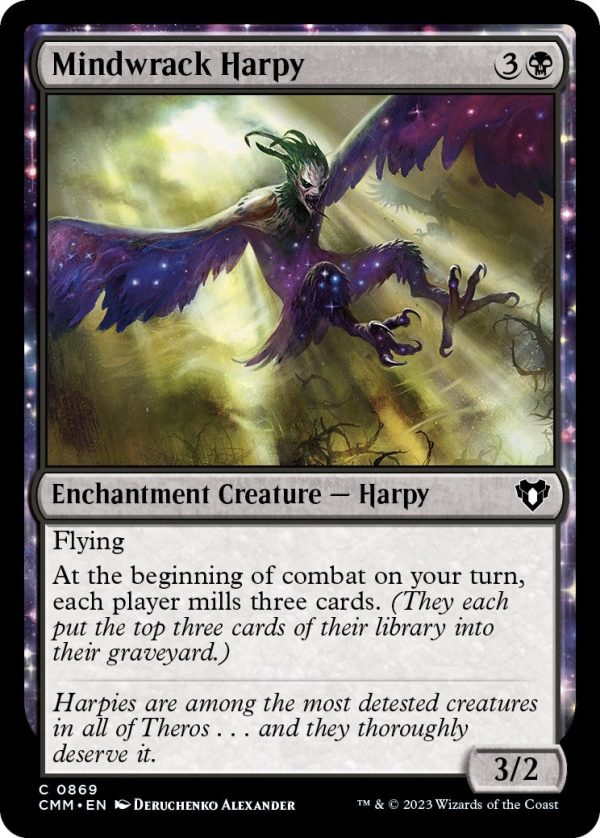 Mindwrack Harpy [Commander Masters] Online Sale