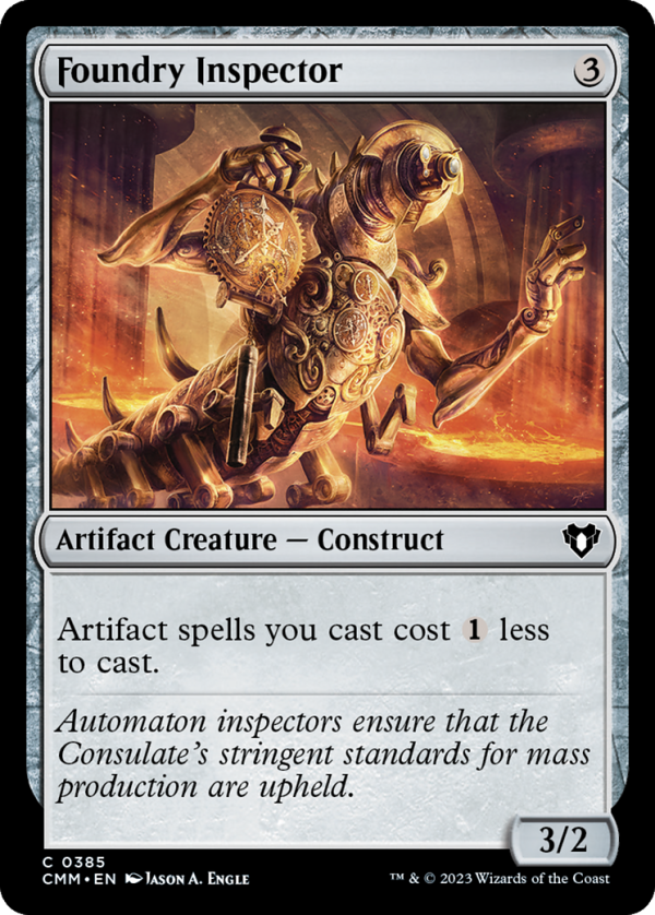 Foundry Inspector [Commander Masters] Supply