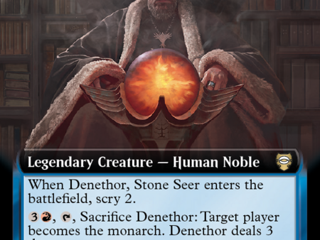 Denethor, Stone Seer (Extended Art) [The Lord of the Rings: Tales of Middle-Earth Commander] For Discount