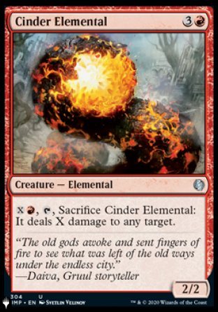 Cinder Elemental [The List] Supply