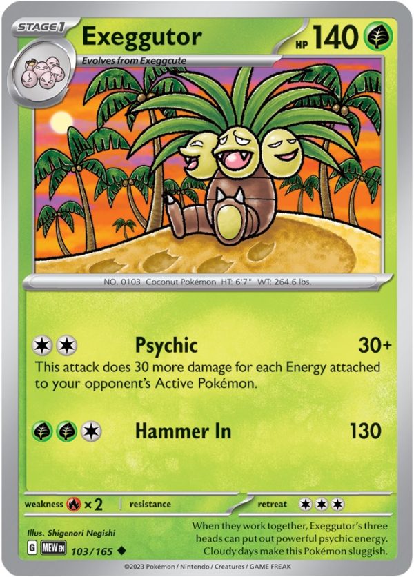 Exeggutor (103 165) [Scarlet & Violet 151] Online