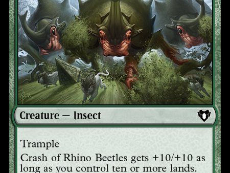 Crash of Rhino Beetles [Commander Masters] For Discount