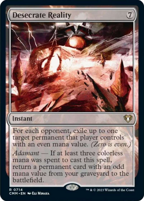 Desecrate Reality [Commander Masters] Supply