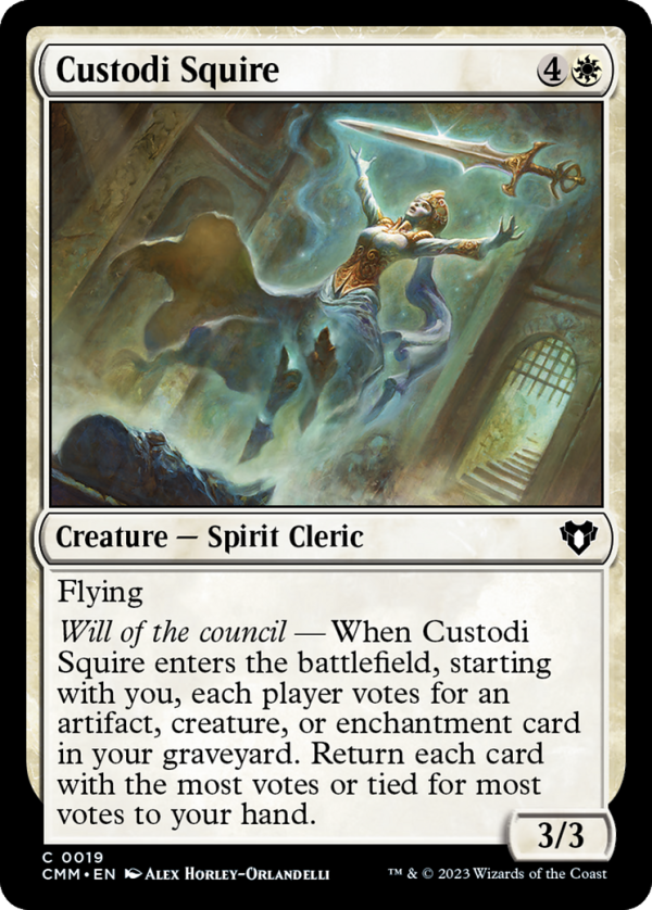 Custodi Squire [Commander Masters] Cheap