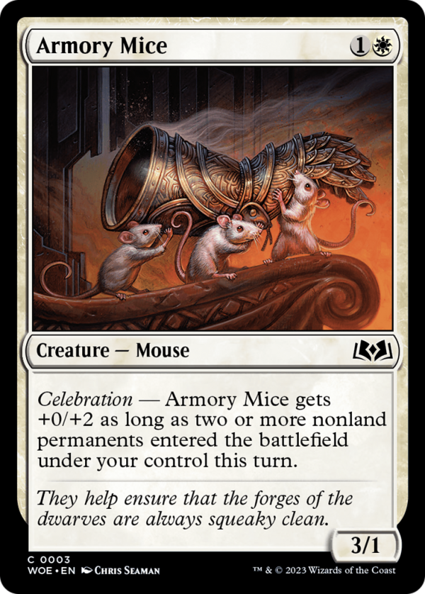 Armory Mice [Wilds of Eldraine] Online Sale