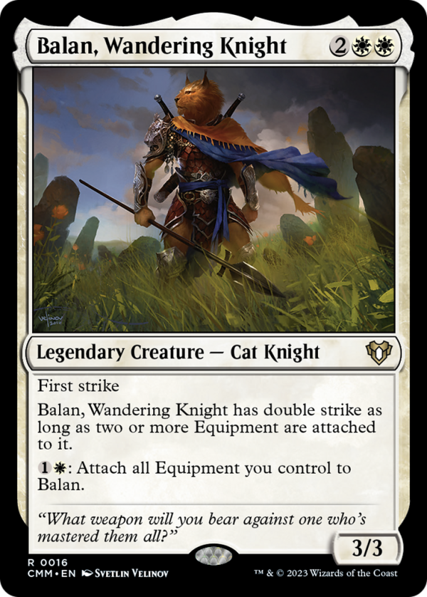 Balan, Wandering Knight [Commander Masters] Discount