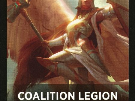 Coalition Legion Theme Card [Dominaria United Tokens] Hot on Sale