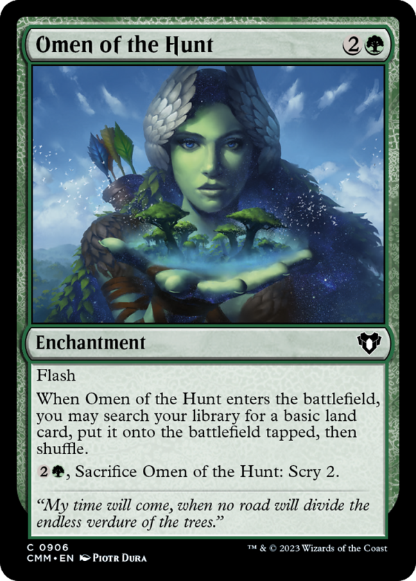 Omen of the Hunt [Commander Masters] Hot on Sale