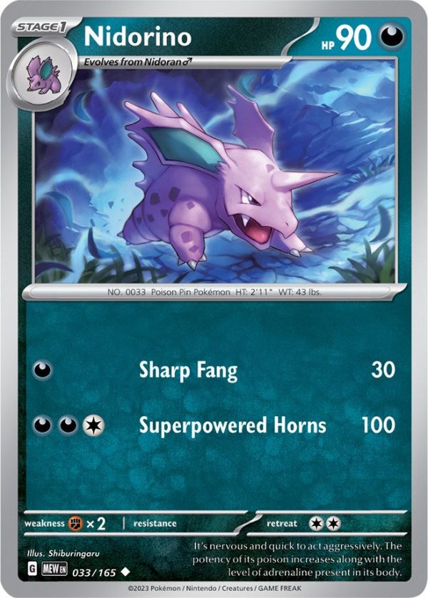 Nidorino (033 165) [Scarlet & Violet 151] For Cheap