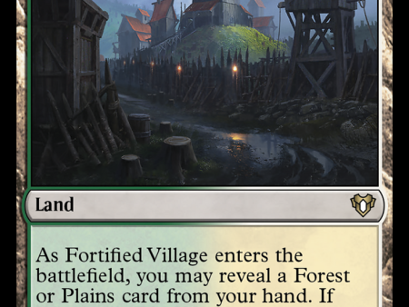 Fortified Village [Commander Masters] For Cheap