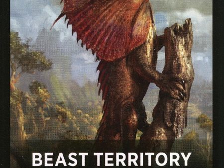 Beast Territory Theme Card [Dominaria United Tokens] For Discount