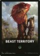 Beast Territory Theme Card [Dominaria United Tokens] For Discount