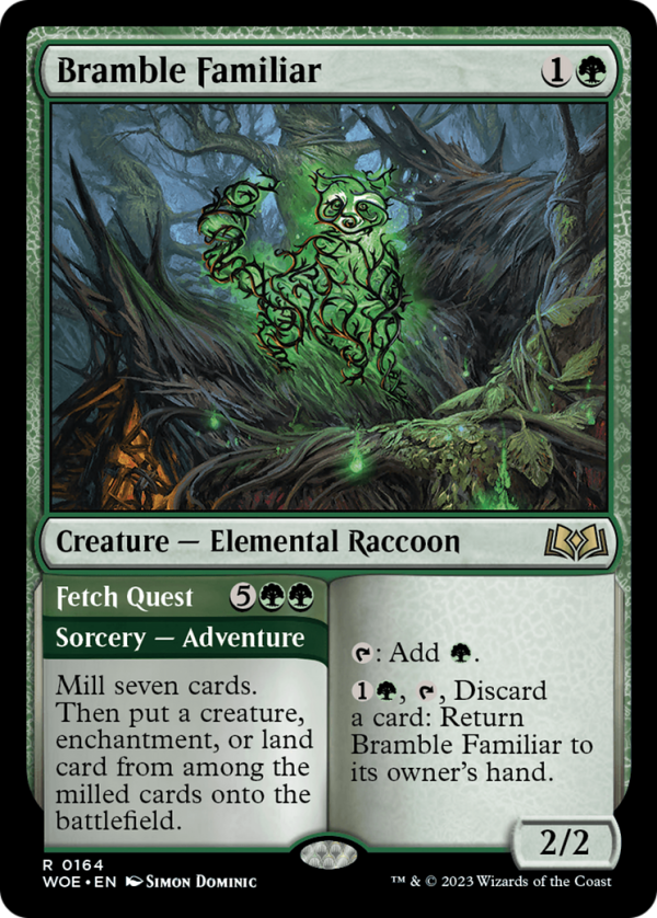 Bramble Familiar    Fetch Quest [Wilds of Eldraine] For Cheap