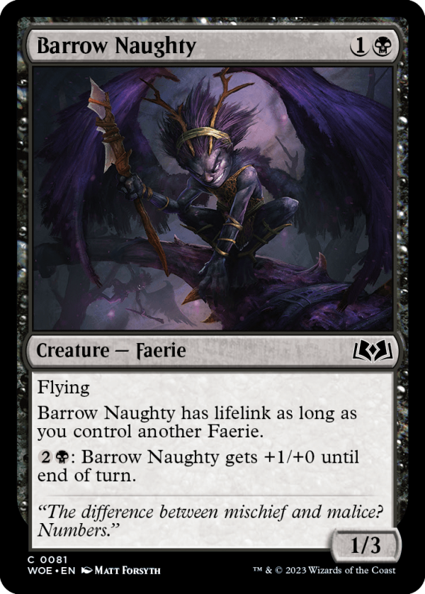 Barrow Naughty [Wilds of Eldraine] on Sale