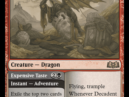 Decadent Dragon    Expensive Taste [Wilds of Eldraine] For Discount