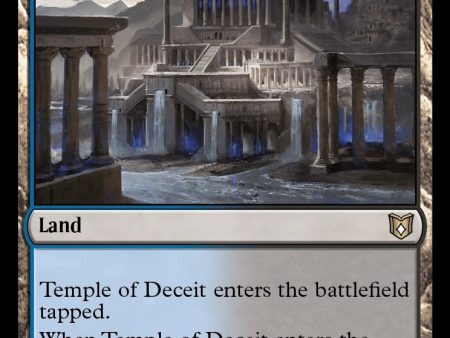 Temple of Deceit [Wilds of Eldraine Commander] For Discount