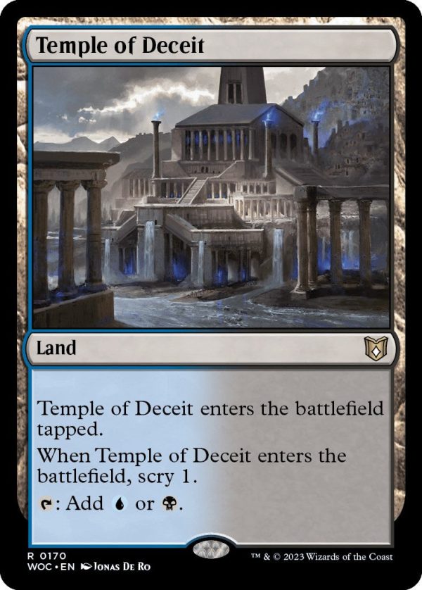 Temple of Deceit [Wilds of Eldraine Commander] For Discount