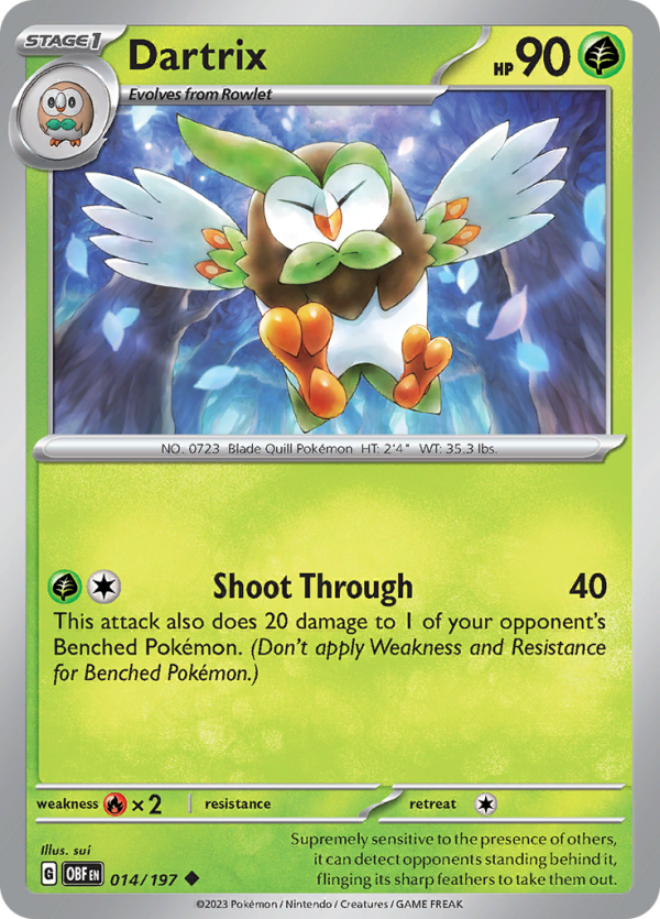 Dartrix (014 197) [Scarlet & Violet: Obsidian Flames] Supply