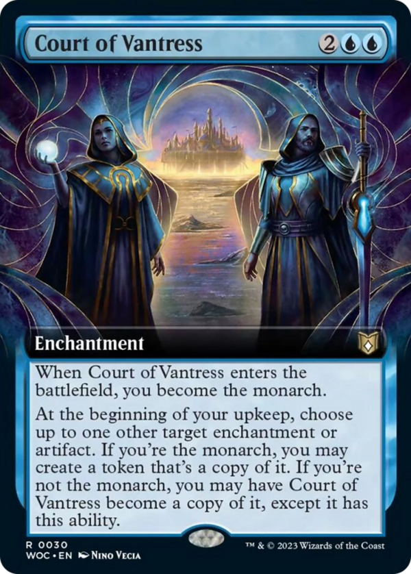 Court of Vantress (Extended Art) [Wilds of Eldraine Commander] Hot on Sale