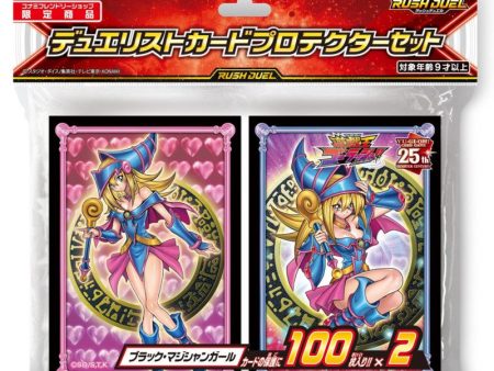 YuGiOh Konami Rush Duel Dark Magician Girl Sleeves 2 x 100 pc Fashion