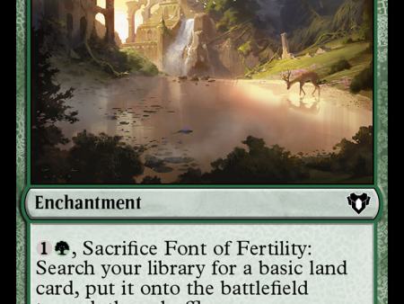 Font of Fertility [Commander Masters] Hot on Sale