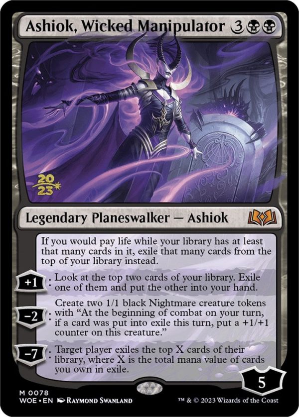 Ashiok, Wicked Manipulator [Wilds of Eldraine Prerelease Promos] Online Sale