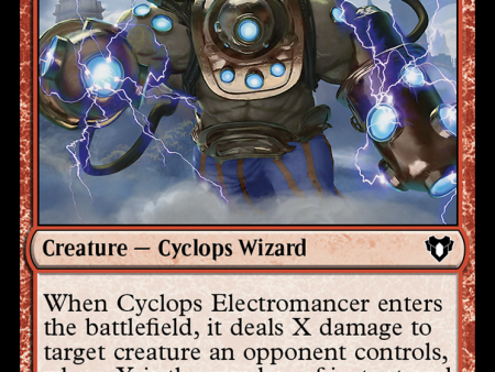 Cyclops Electromancer [Commander Masters] Online Hot Sale