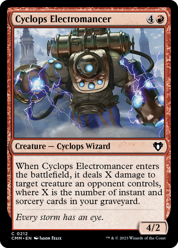 Cyclops Electromancer [Commander Masters] Online Hot Sale