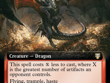 Cavern-Hoard Dragon (Extended Art) [The Lord of the Rings: Tales of Middle-Earth Commander] on Sale