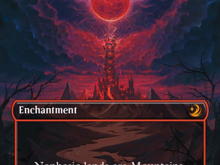 Blood Moon (Anime Borderless) [Wilds of Eldraine: Enchanting Tales] Discount