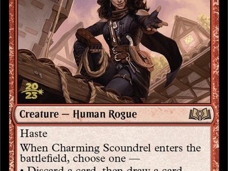 Charming Scoundrel [Wilds of Eldraine Prerelease Promos] For Sale