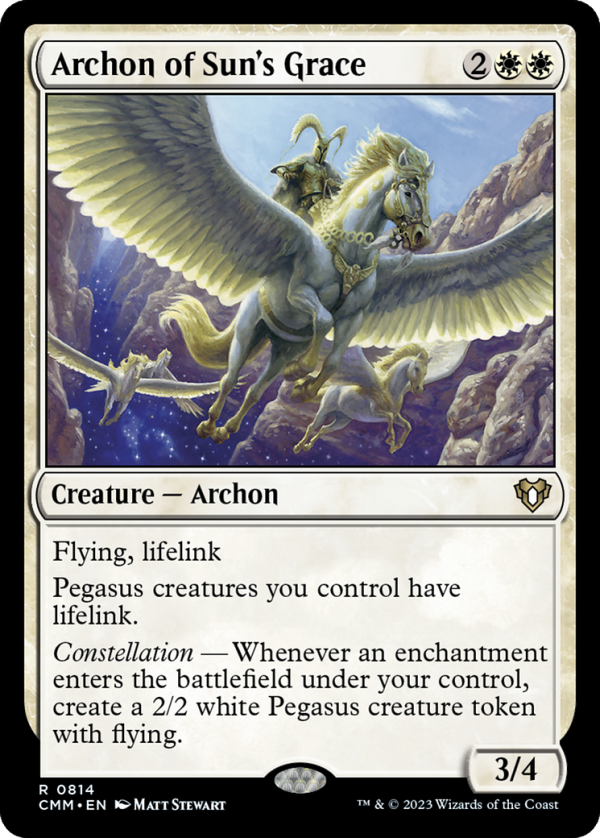 Archon of Sun s Grace [Commander Masters] Online Sale