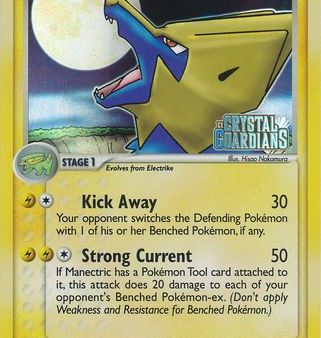 Manectric (8 100) (Stamped) [EX: Crystal Guardians] For Sale