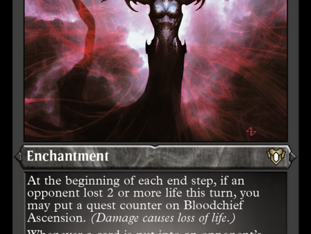 Bloodchief Ascension (Foil Etched) [Commander Masters] Hot on Sale