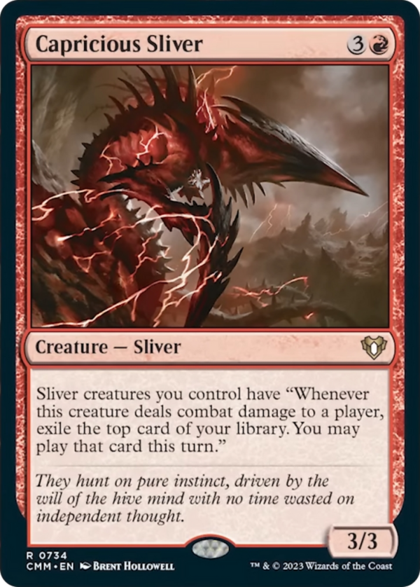 Capricious Sliver [Commander Masters] Cheap